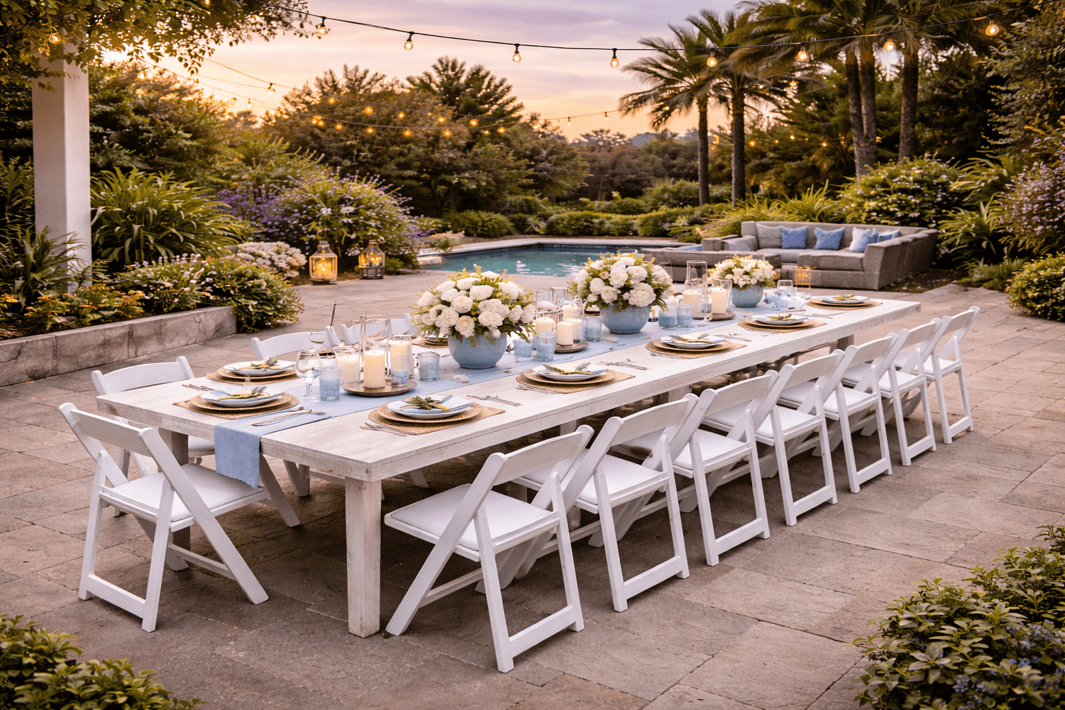 Mesa Rectangular + Sillas Avant Garden – imagen 2